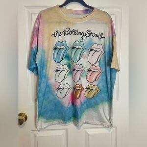 Rolling Stones Graphic T - Tie Dye